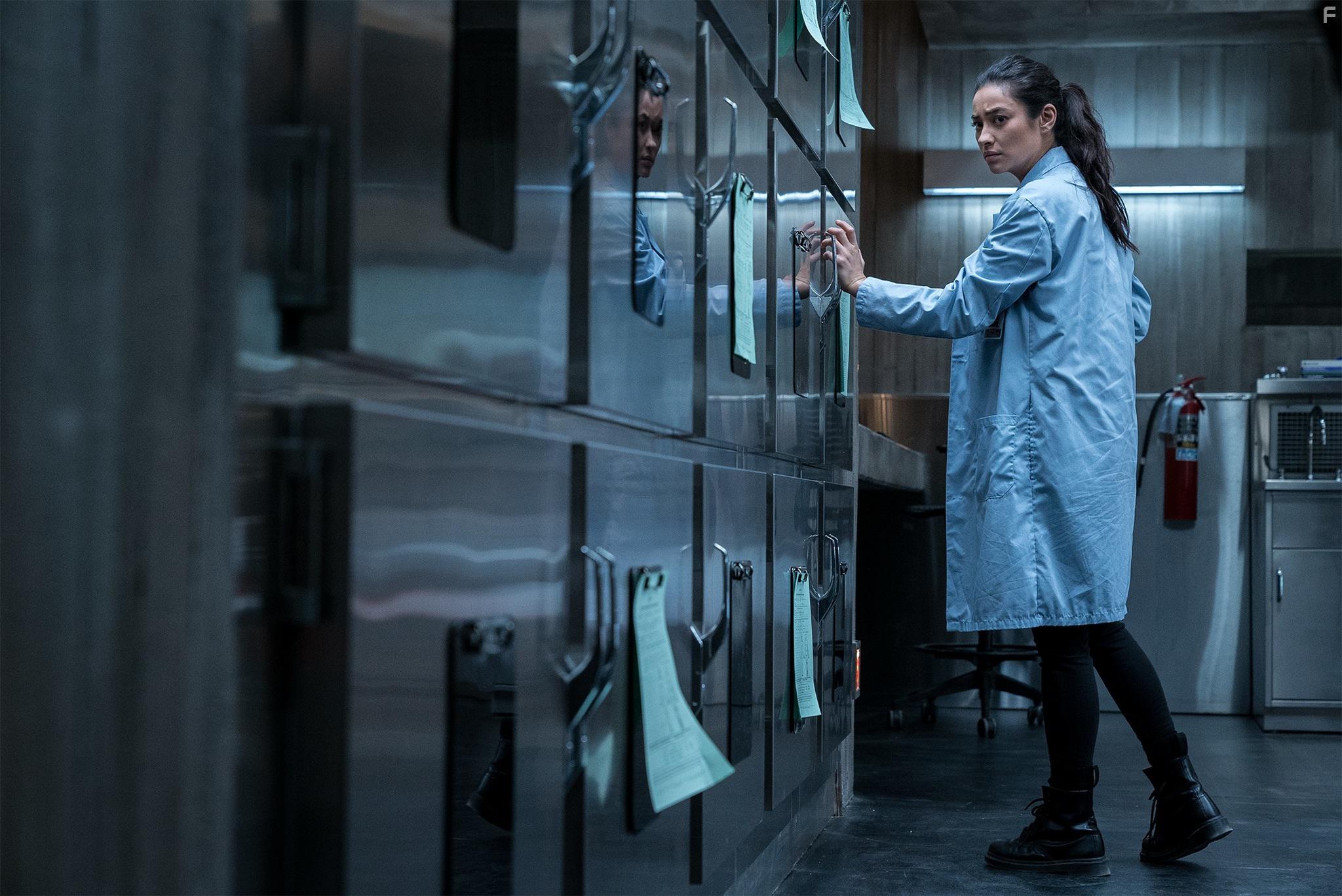 Shay Mitchell in The Possession of Hannah Grace (2018)