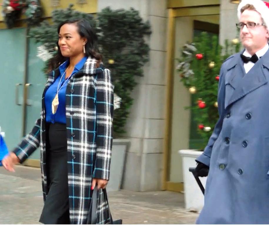 Chad Wright as Doorman in “Jingle Belle”, on Lifetime channel, with Tatyana Ali Actress