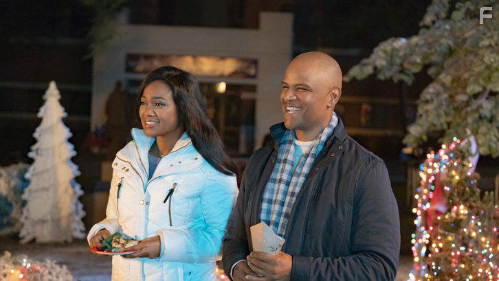 Tatyana Ali and Dondre Whitfield in Christmas Everlasting (2018)