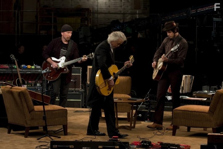 Jimmy Page, The Edge, and Jack White in Приготовьтесь, будет громко (2008)