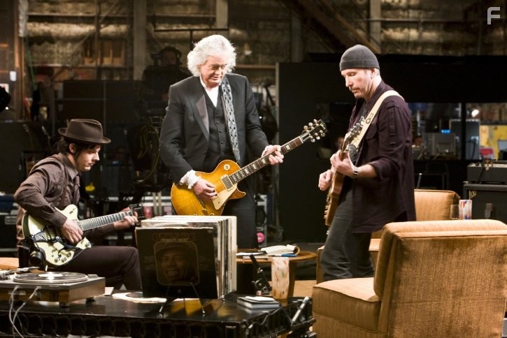 Jimmy Page, The Edge, and Jack White in Приготовьтесь, будет громко (2008)