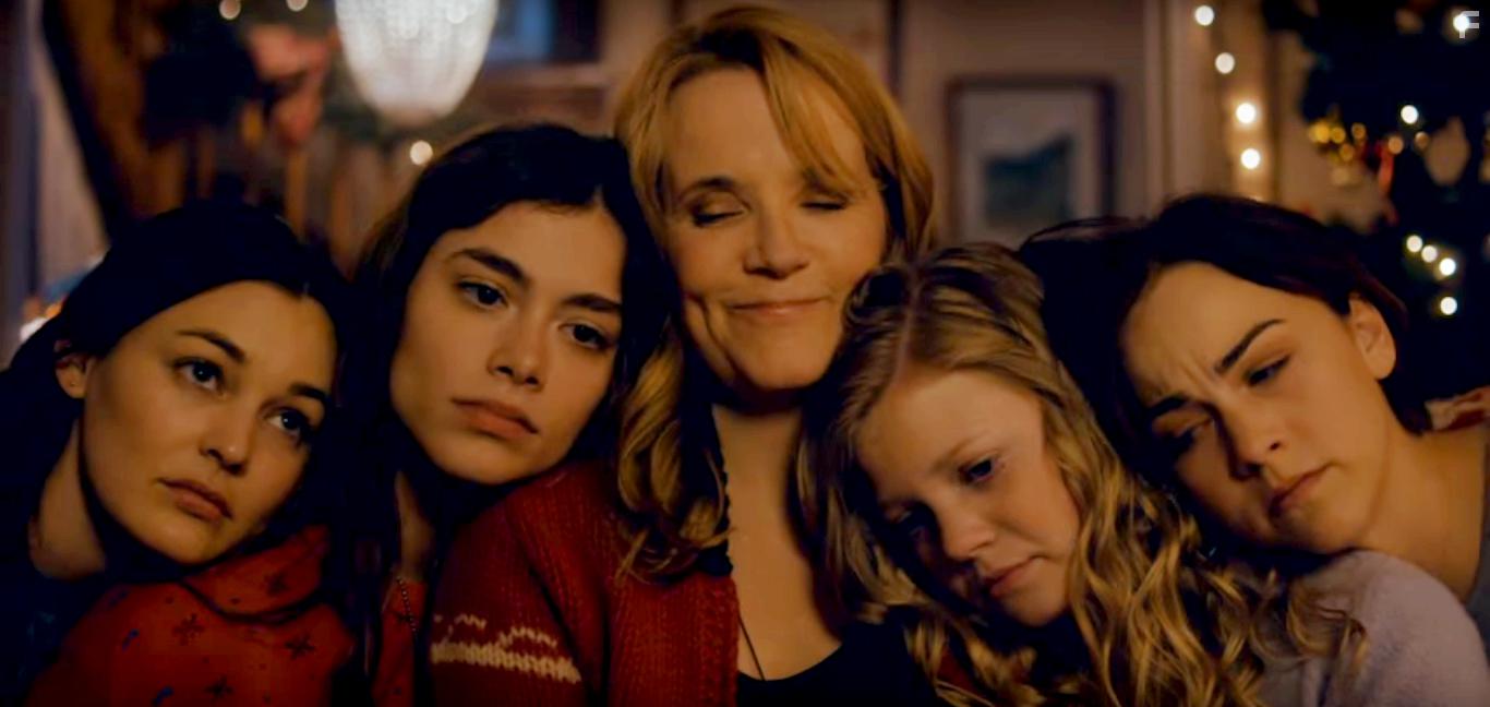Lea Thompson, Sarah Davenport, Allie Jennings, Melanie Stone, and Elise Jones in Little Women (2018)