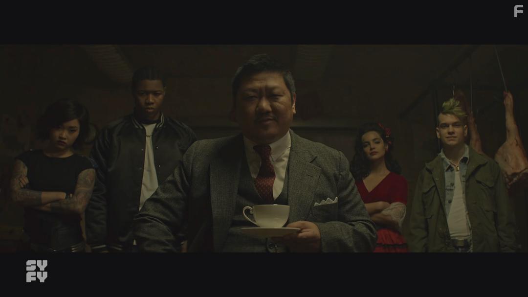 Liam James, Benedict Wong, Mara Gabriela de Fara, Lana Condor, and Luke Tennie in Deadly Class (2018)