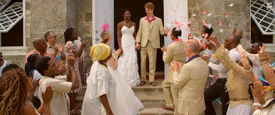 Aden Gillett, Marina Bye, Jherad Alleyne, Sam Gillett, Sonia Williams, and Keshia Pope in A Caribbean Dream (2017)