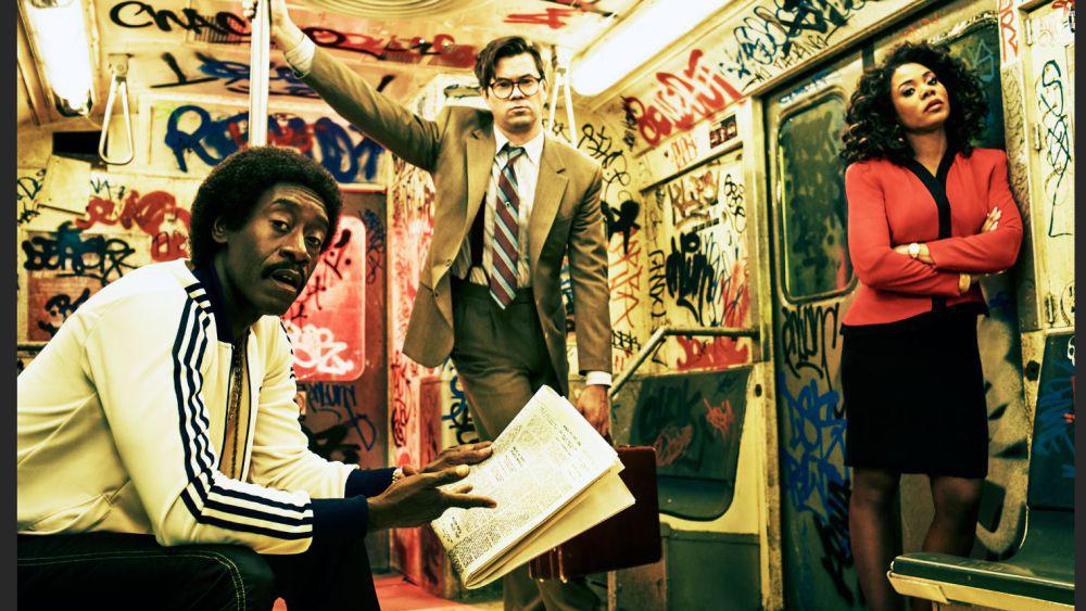 Don Cheadle, Regina Hall, and Andrew Rannells in Black Monday (2019)