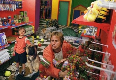 David Arquette and Angus T. Jones in Агент по кличке Спот (2001)