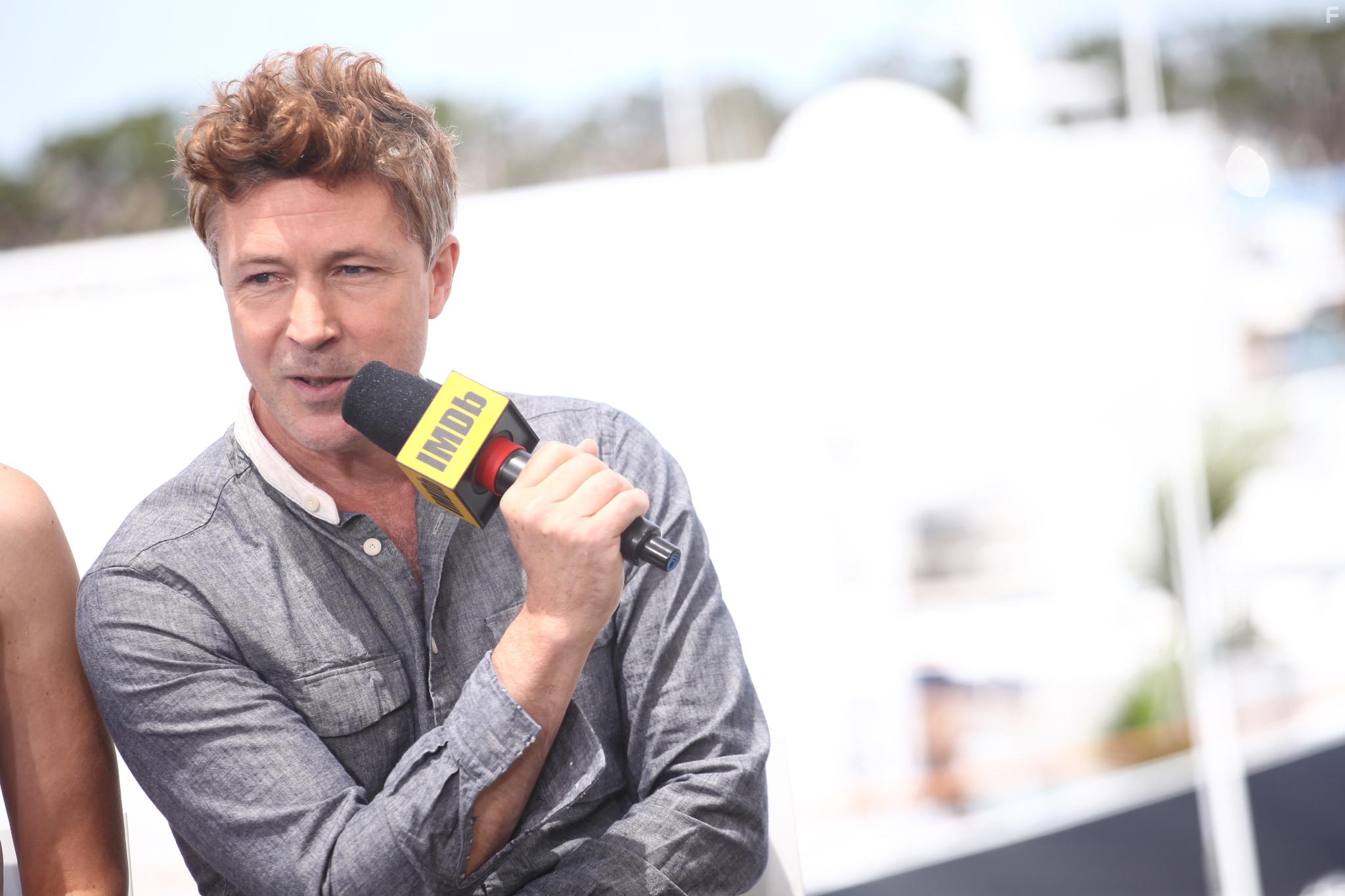 Aidan Gillen at an event for Project Blue Book (2019)