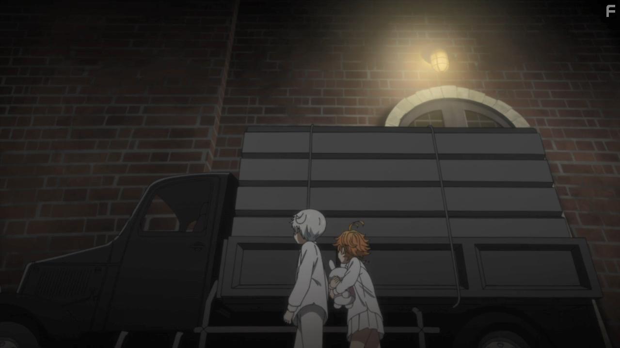 Sumire Morohoshi and Maaya Uchida in Yakusoku no Neverland (2019)