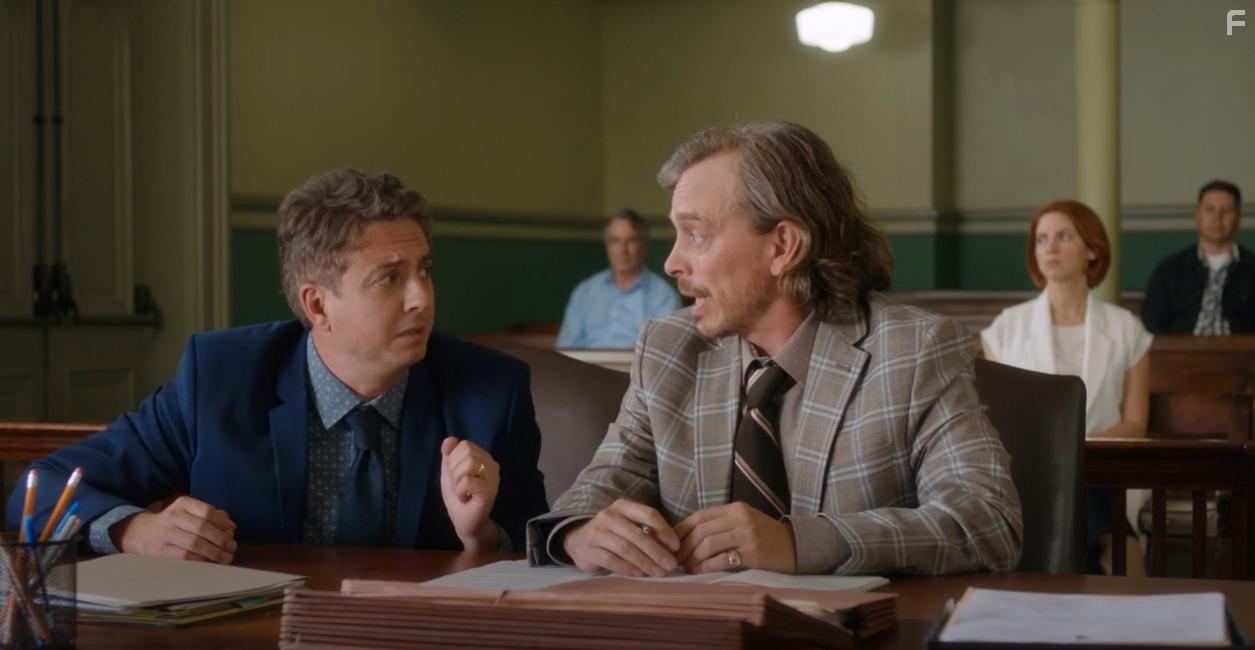 Dylan Trowbridge, Ryan Belleville, and Dani Kind in Workin' Moms: Goin' Fishin' (2022)