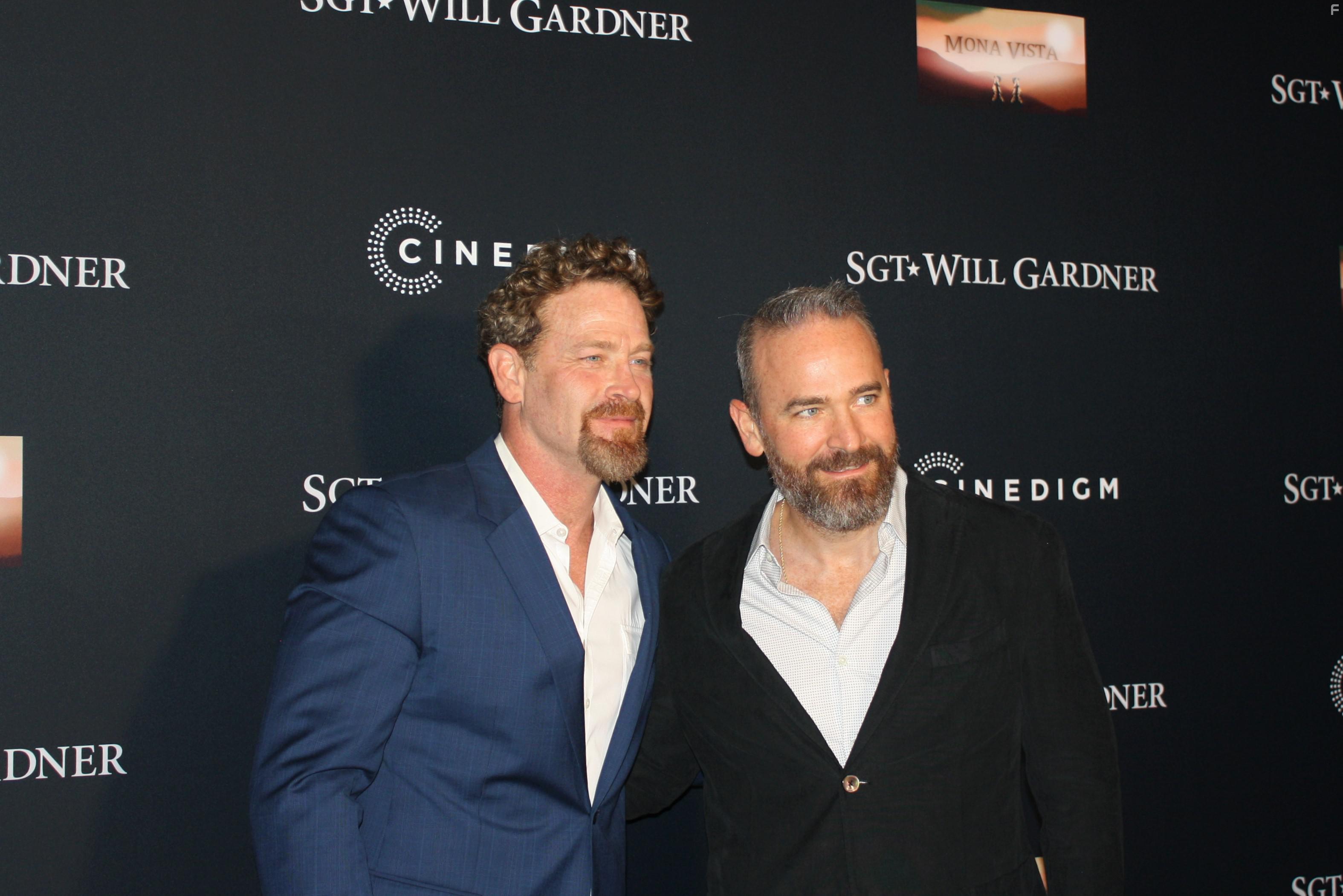 Max Martini and Christopher Martini at an event for SGT. Will Gardner (2019)