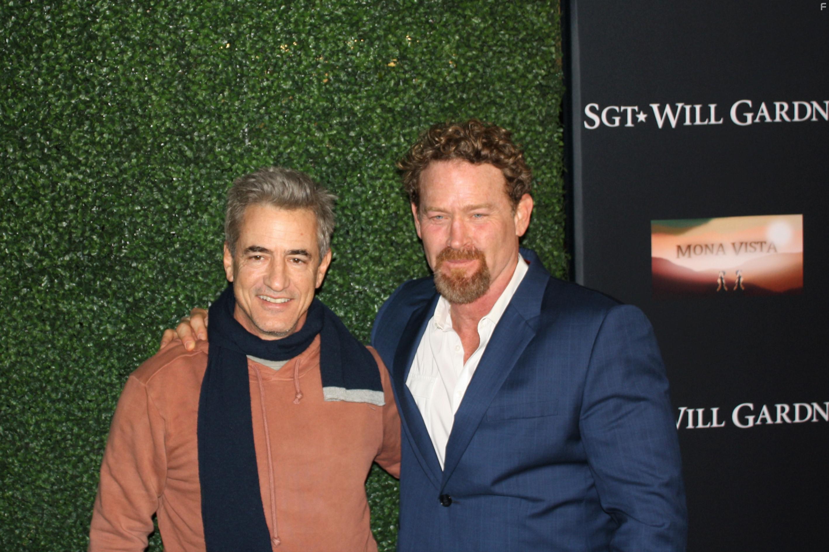 Dermot Mulroney and Max Martini at an event for SGT. Will Gardner (2019)