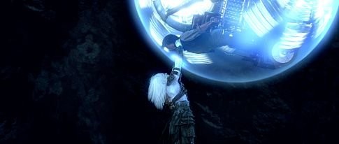 Jeremy Irons and Guy Pearce in Машина времени (2002)