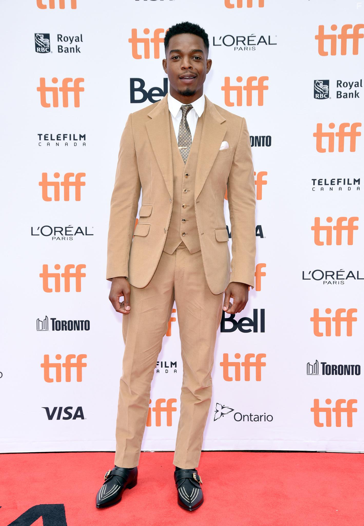 Stephan James at an event for If Beale Street Could Talk (2018)