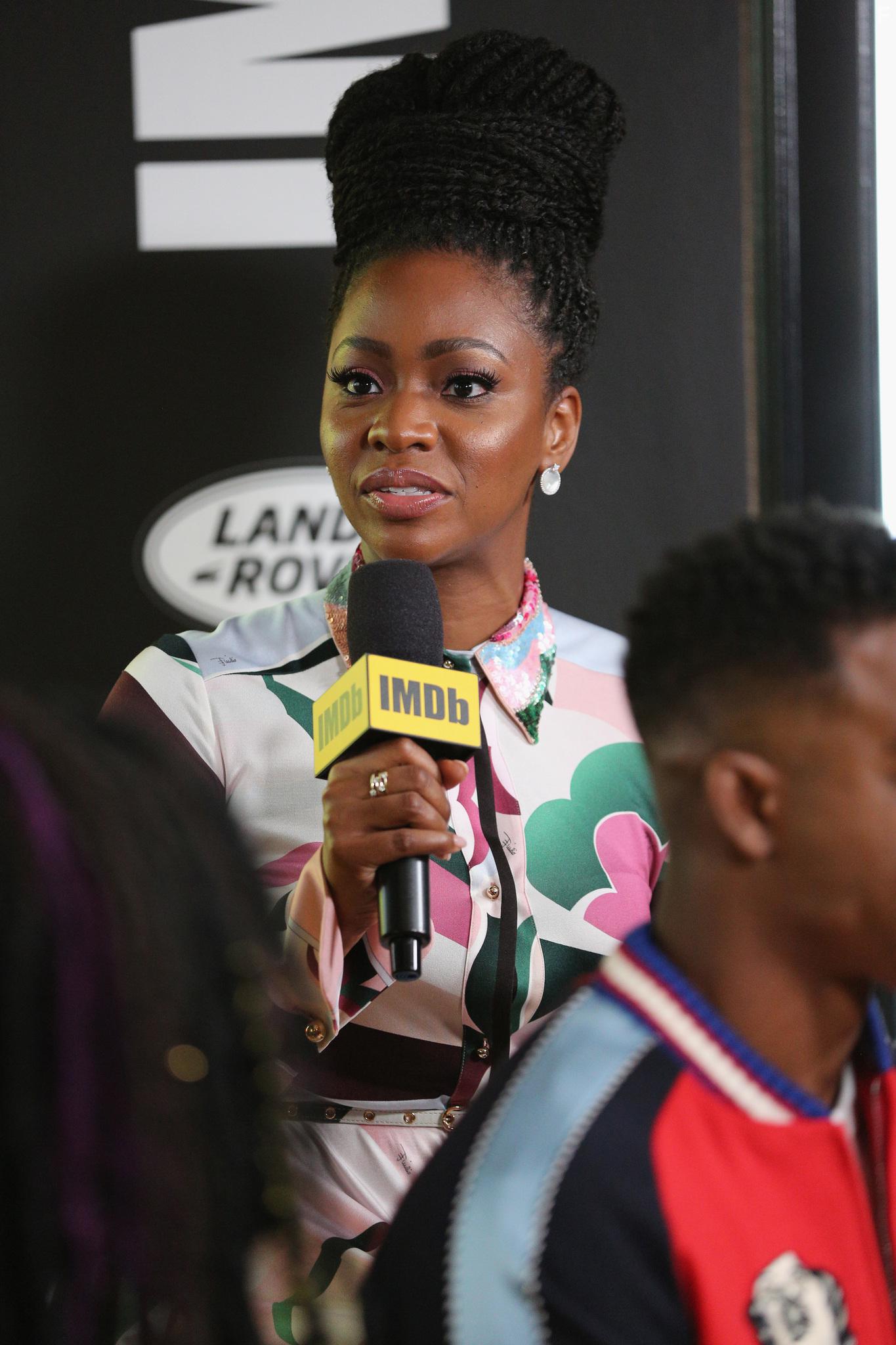 Teyonah Parris at an event for If Beale Street Could Talk (2018)
