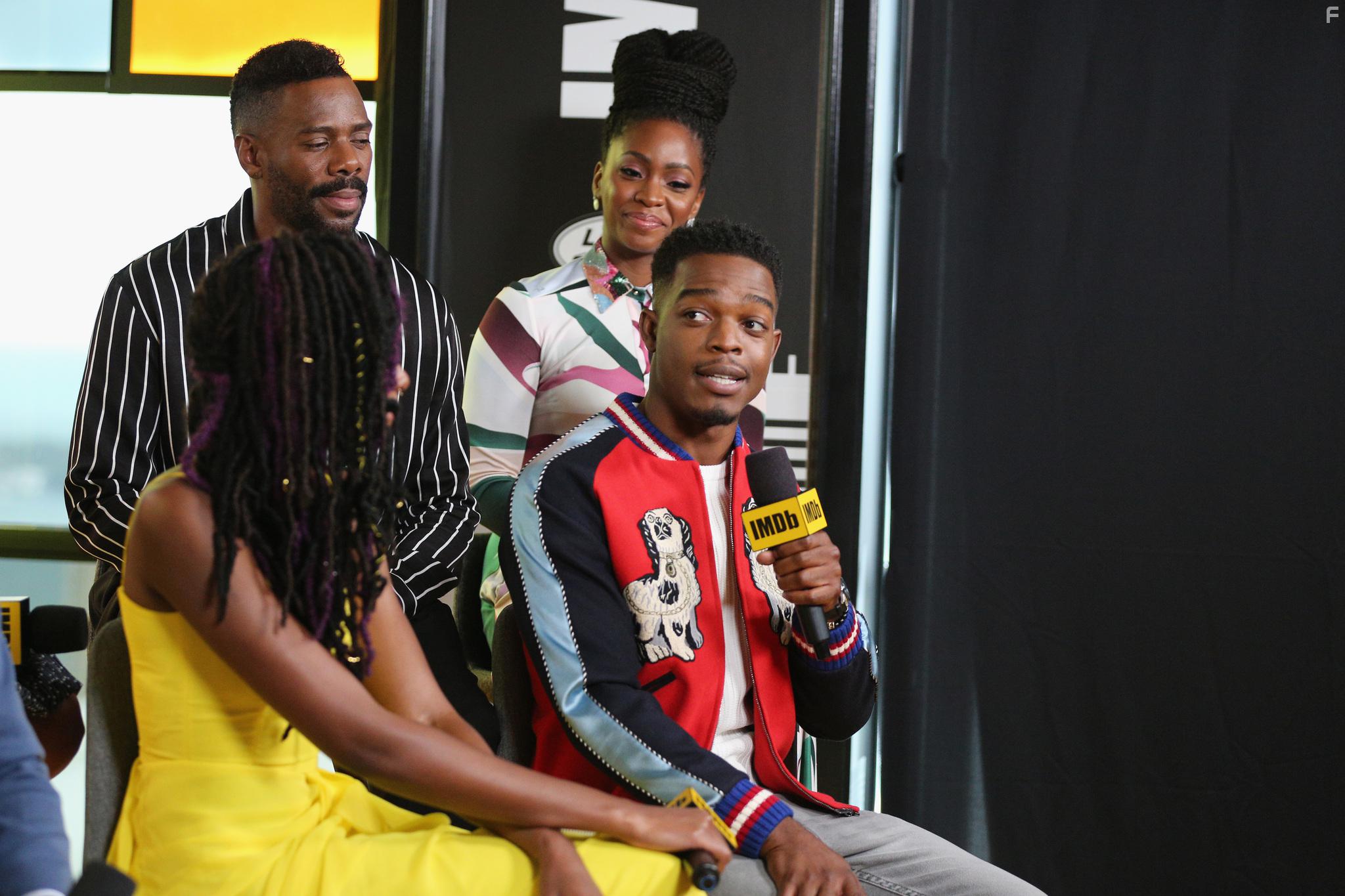 Colman Domingo, Teyonah Parris, Stephan James, and KiKi Layne at an event for If Beale Street Could Talk (2018)