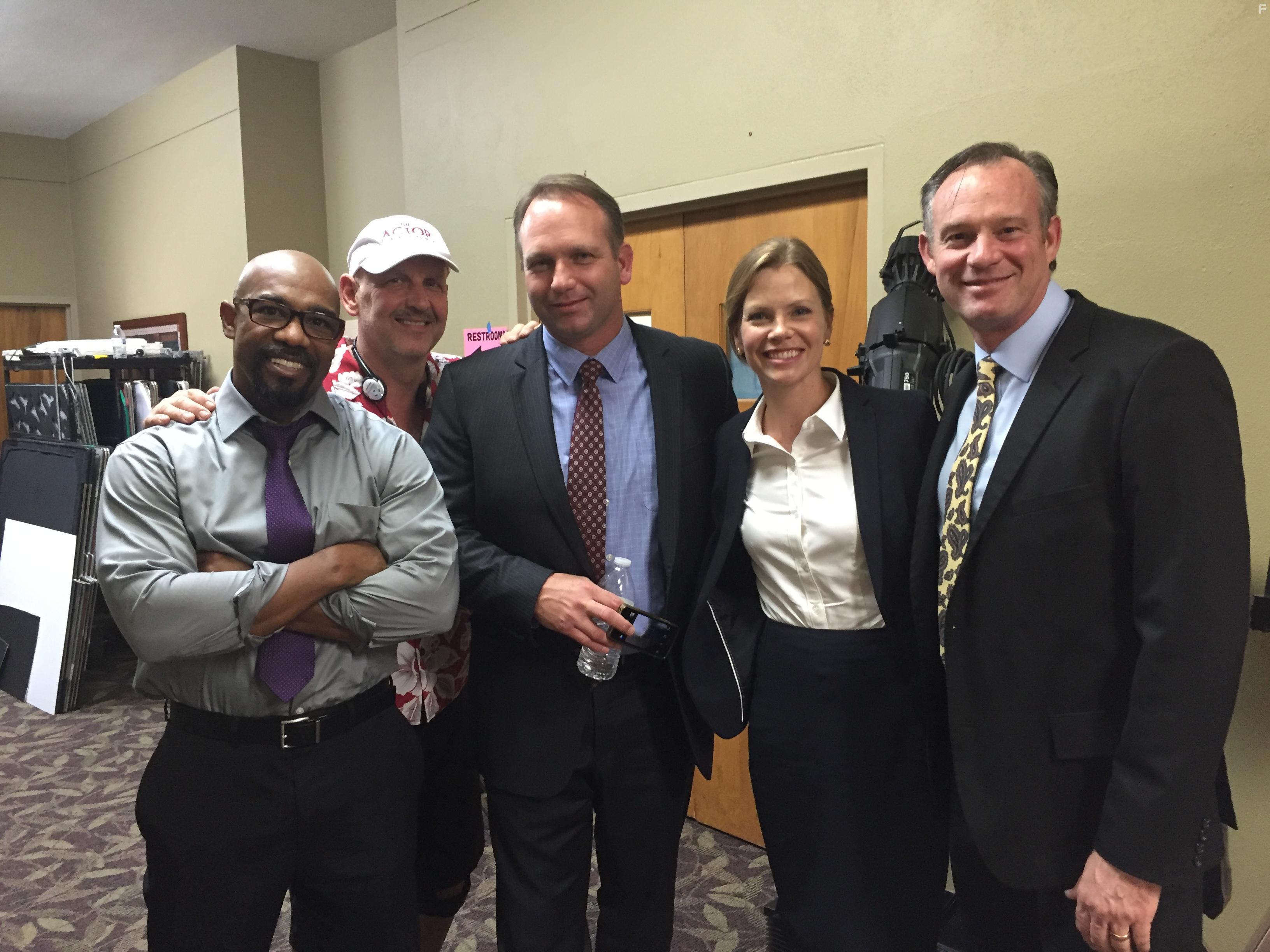 Michael Beach, Sarah Jane Morris, Nick Searcy, Greg Williams, and Alan R Woodland in Gosnell: The Trial of America's Biggest Serial Killer (2018)