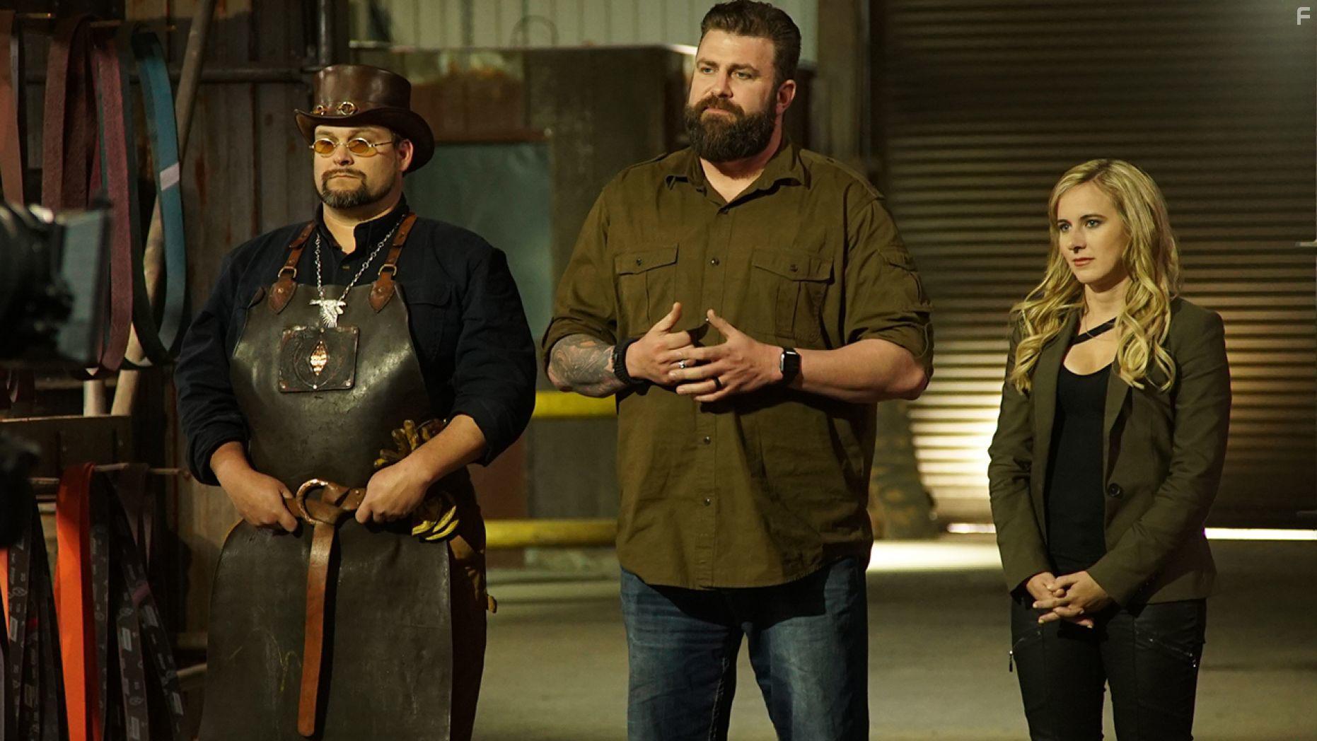 Zeke Stout, Trenton Tye, and Ashley Hlebinsky in Master of Arms (2018)