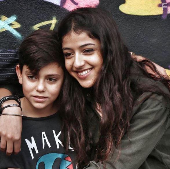 Nofar Salman and Benjamin Schwabe at an event for Malkot (2018)