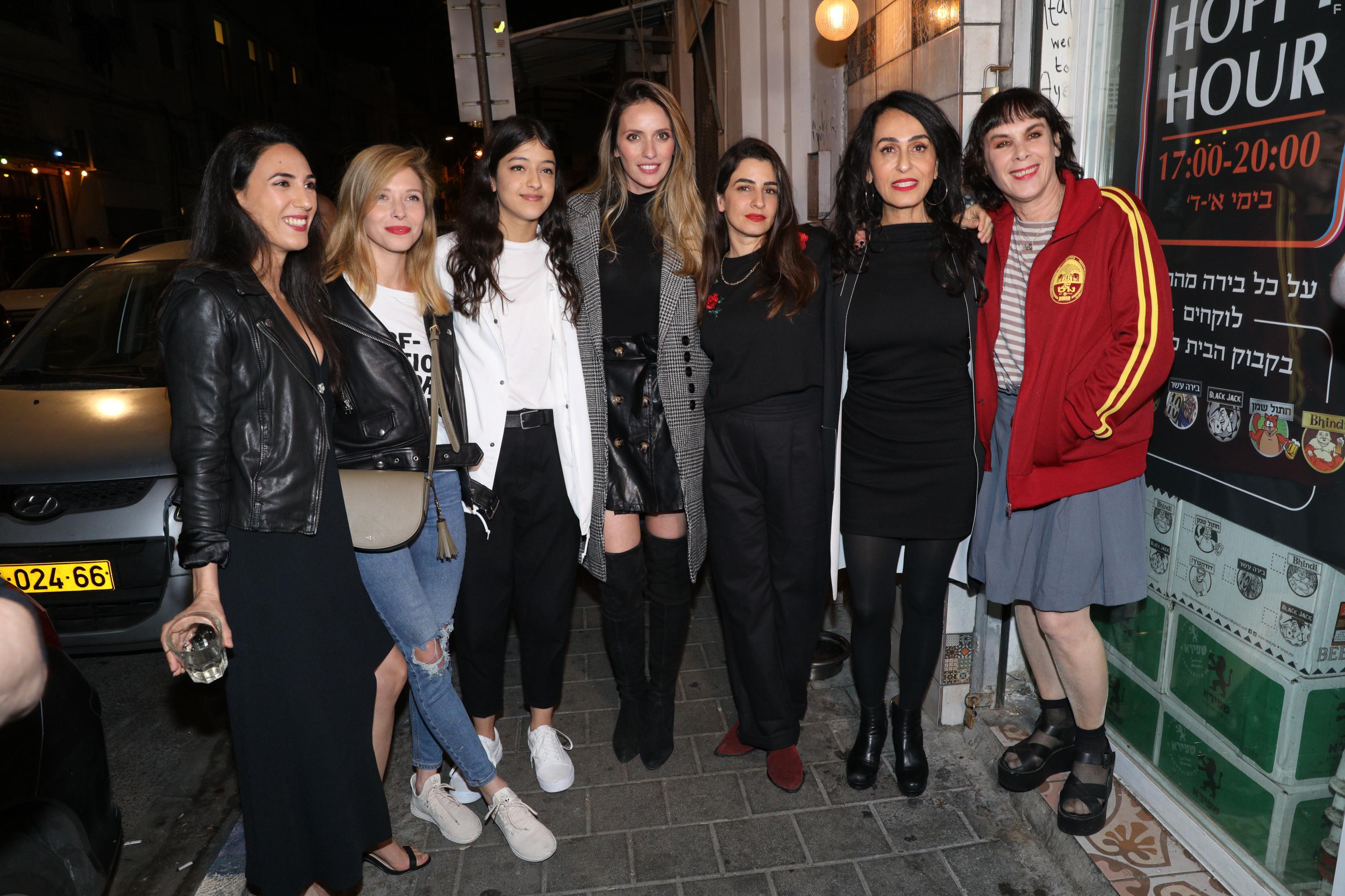 Rita, Dana Ivgy, Orly Silbersatz, Nofar Salman, and Mali Levi at an event for Malkot (2018)