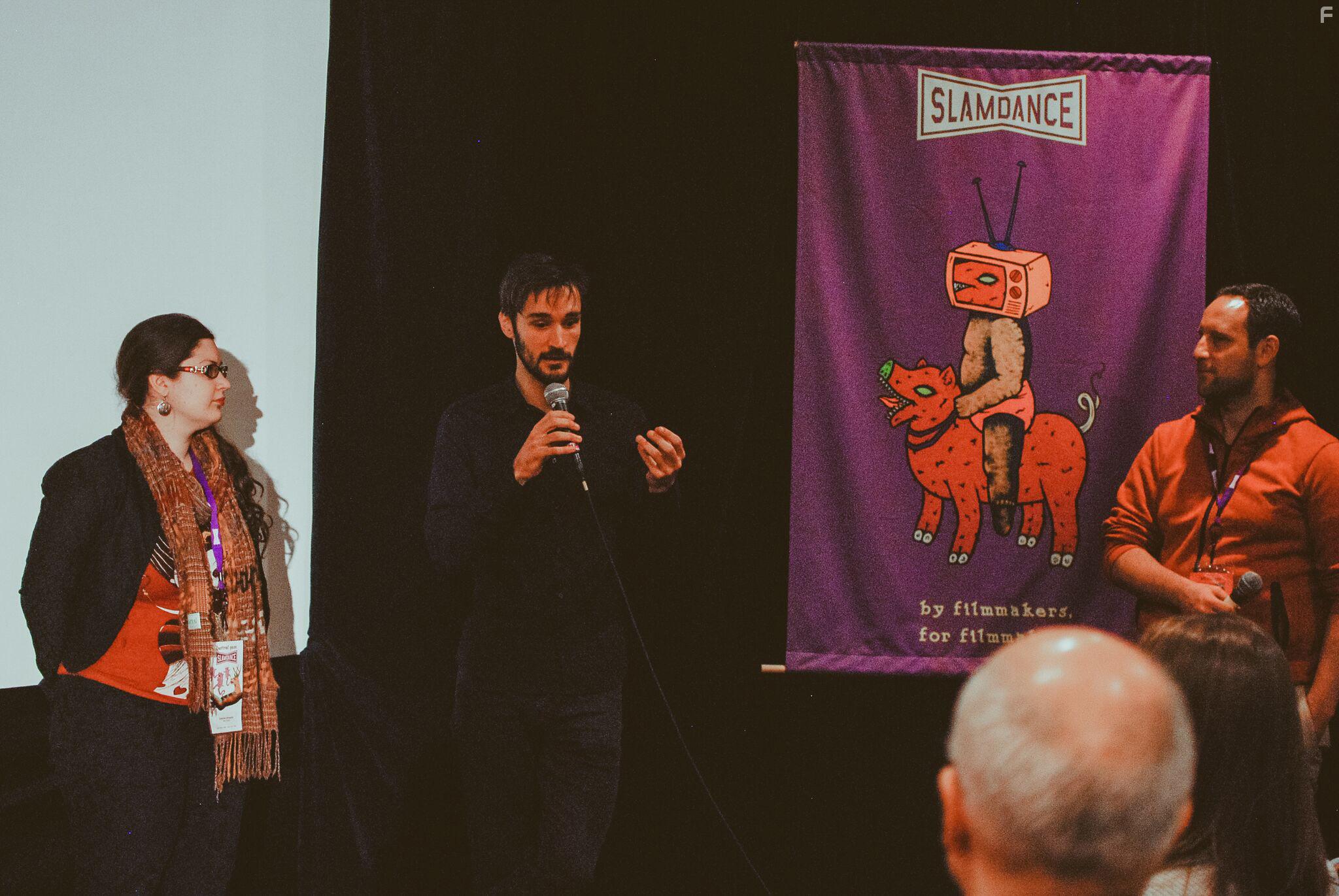 Harry Cherniak, Pascal Plante, and Katerine Lefranois at an event for Fake Tattoos (2017)