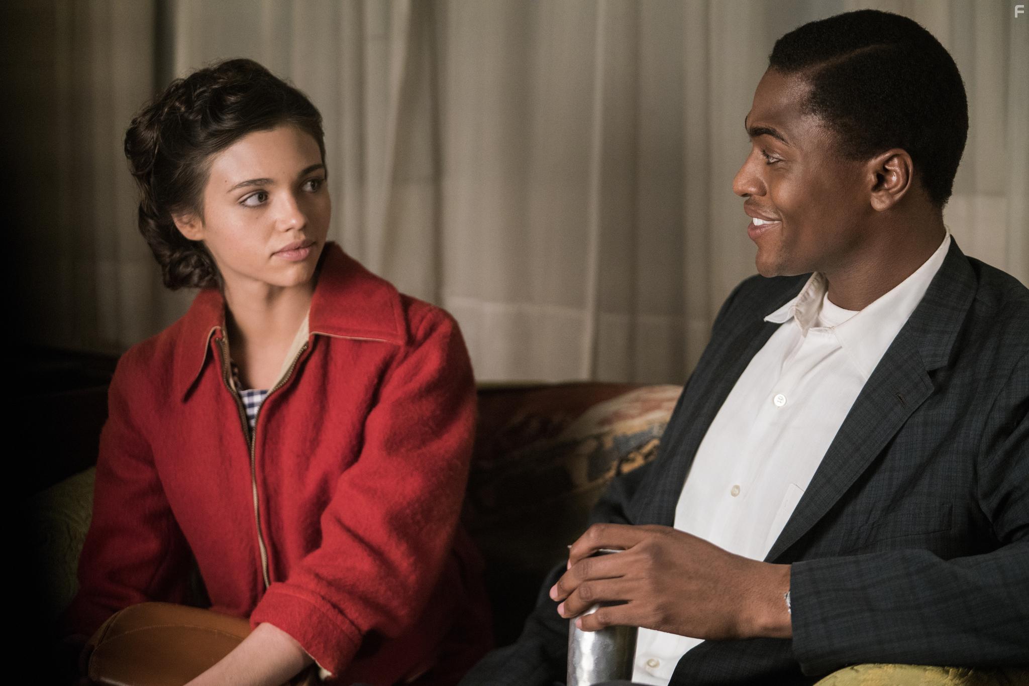 India Eisley and Justin Cornwell in I Am the Night (2019)