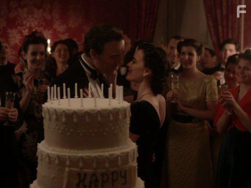 Pip Torrens and Lara Pulver in Fleming (2014)