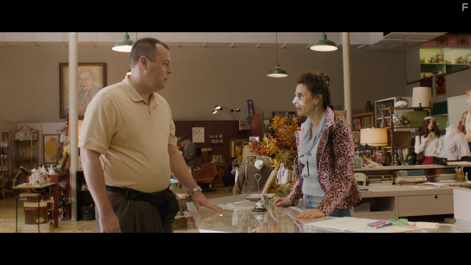 Michael Gladis and Michaela Watkins in Antiquities (2018)