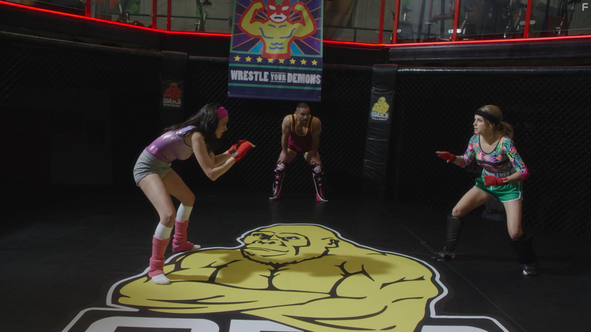 Sean Brennan, Amy Huberman, and Karen Hassan in Finding Joy (2018)