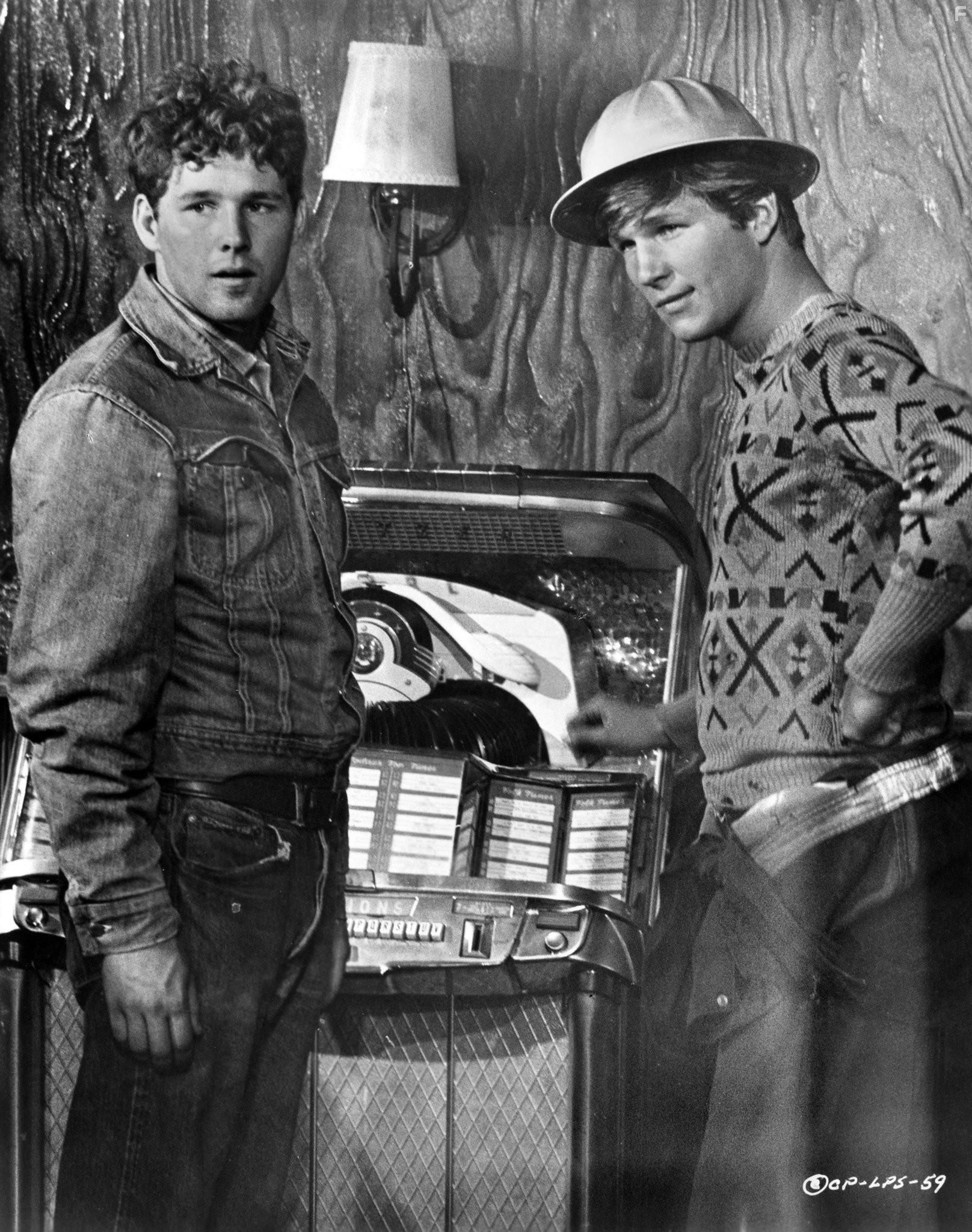 Jeff Bridges and Timothy Bottoms in Последний киносеанс (1971)