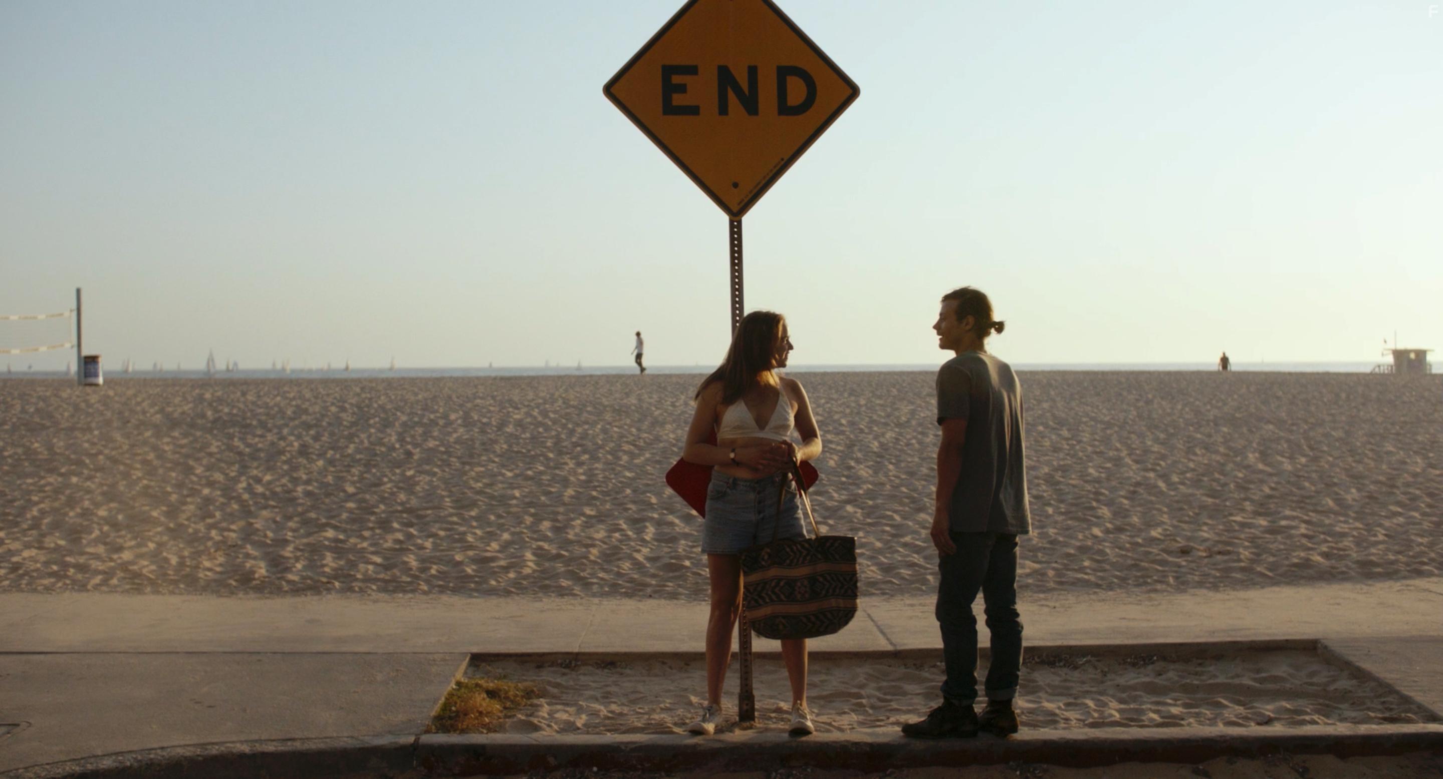 Morgan Saylor and McCaul Lombardi in Anywhere With You (2018)