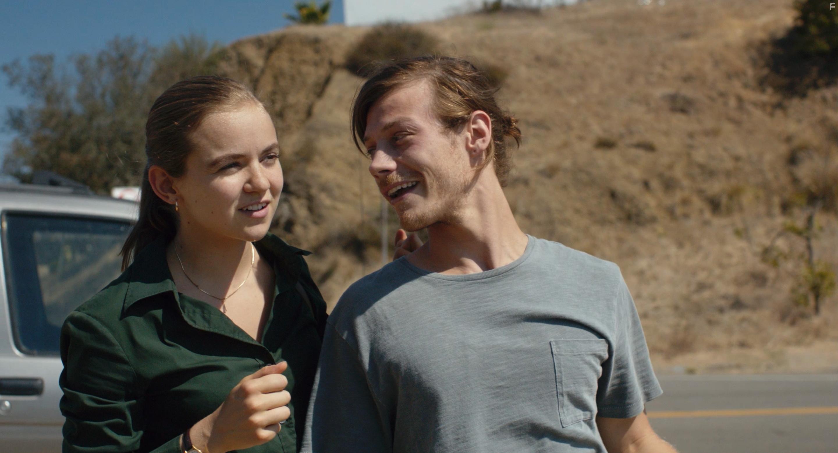 Morgan Saylor and McCaul Lombardi in Anywhere With You (2018)