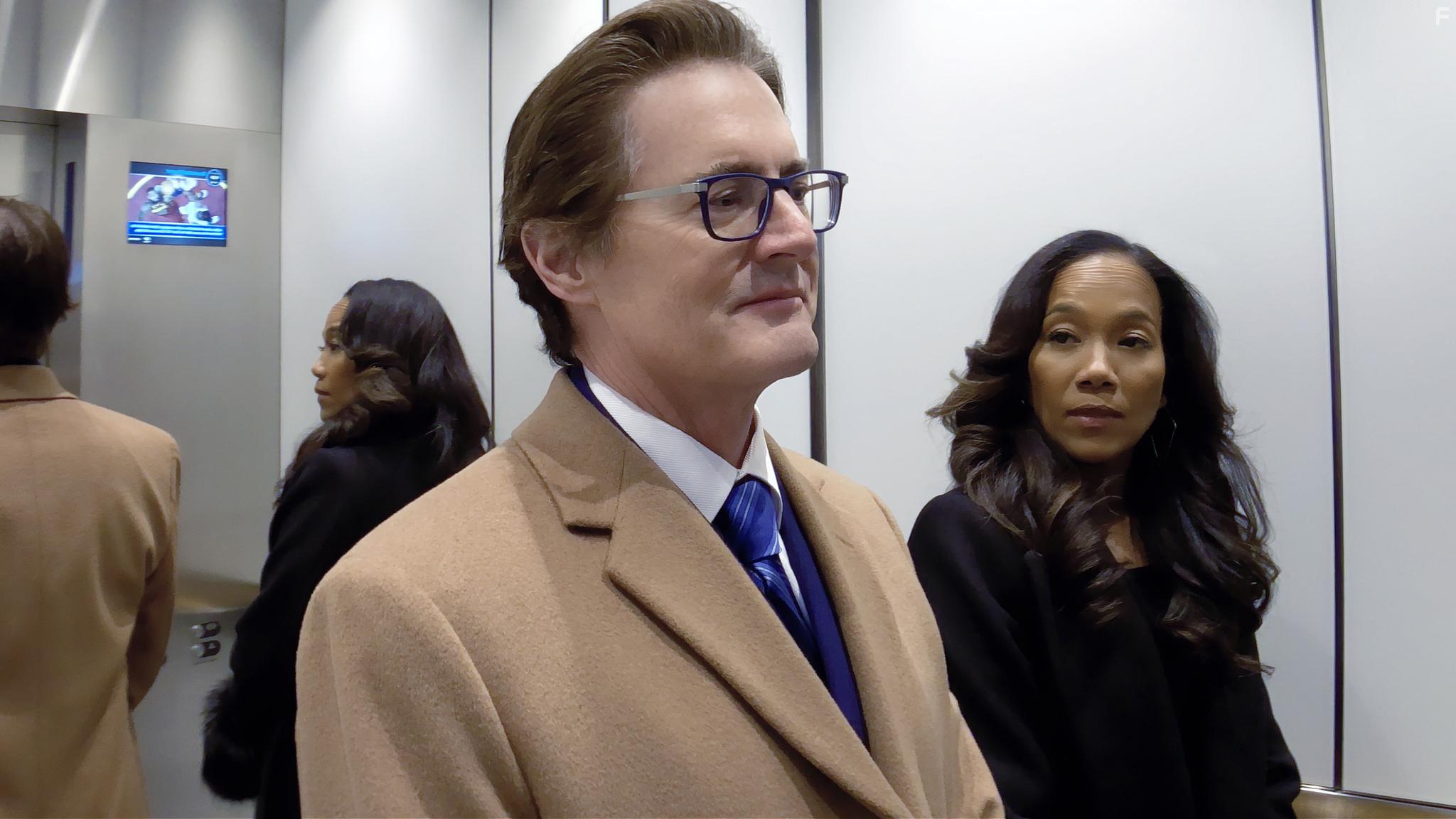 Kyle MacLachlan and Sonja Sohn in High Flying Bird (2019)