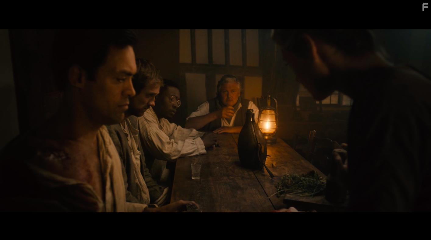 Conleth Hill, Alex Hassell, Graham Butler, Tori Butler-Hart, and Fisayo Akinade in The Isle (2019)