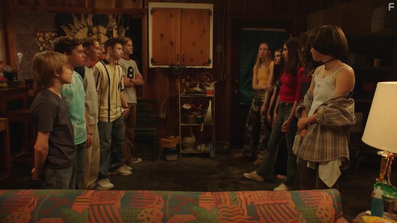 Sara Boustany, Duncan Anderson, Sidney Floyd, Maya Erskine, Mason McNulty, Katie Silverman, Anna Konkle, Brekkan Spens, Matthew Thorson, and Wyatt Walter in PEN15 (2019)