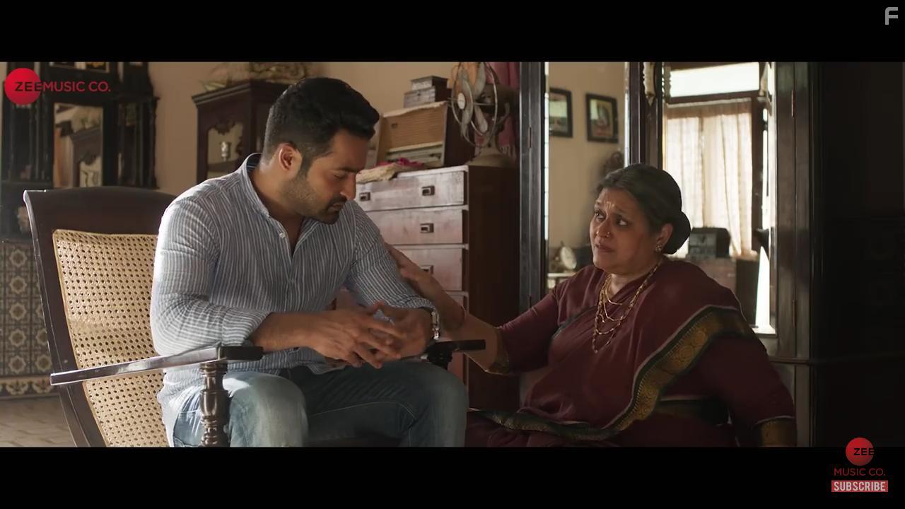 Supriya Pathak and N.T. Rama Rao Jr. in Aravindha Sametha Veera Raghava (2018)