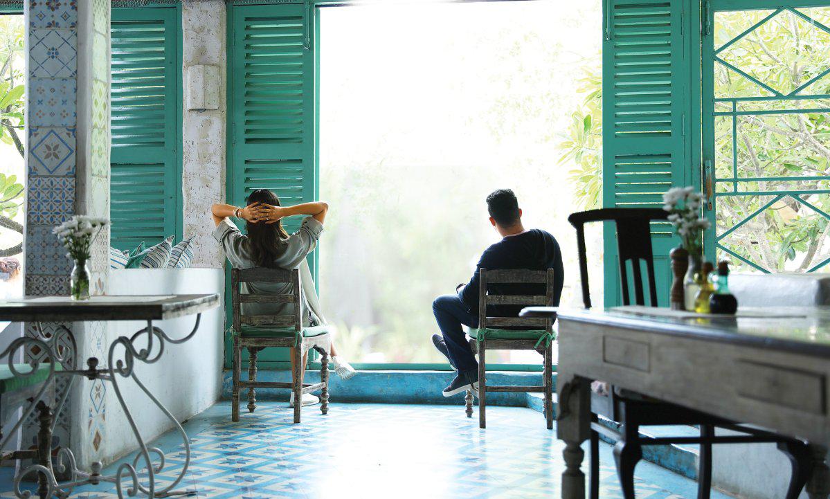 N.T. Rama Rao Jr. and Pooja Hegde in Aravindha Sametha Veera Raghava (2018)