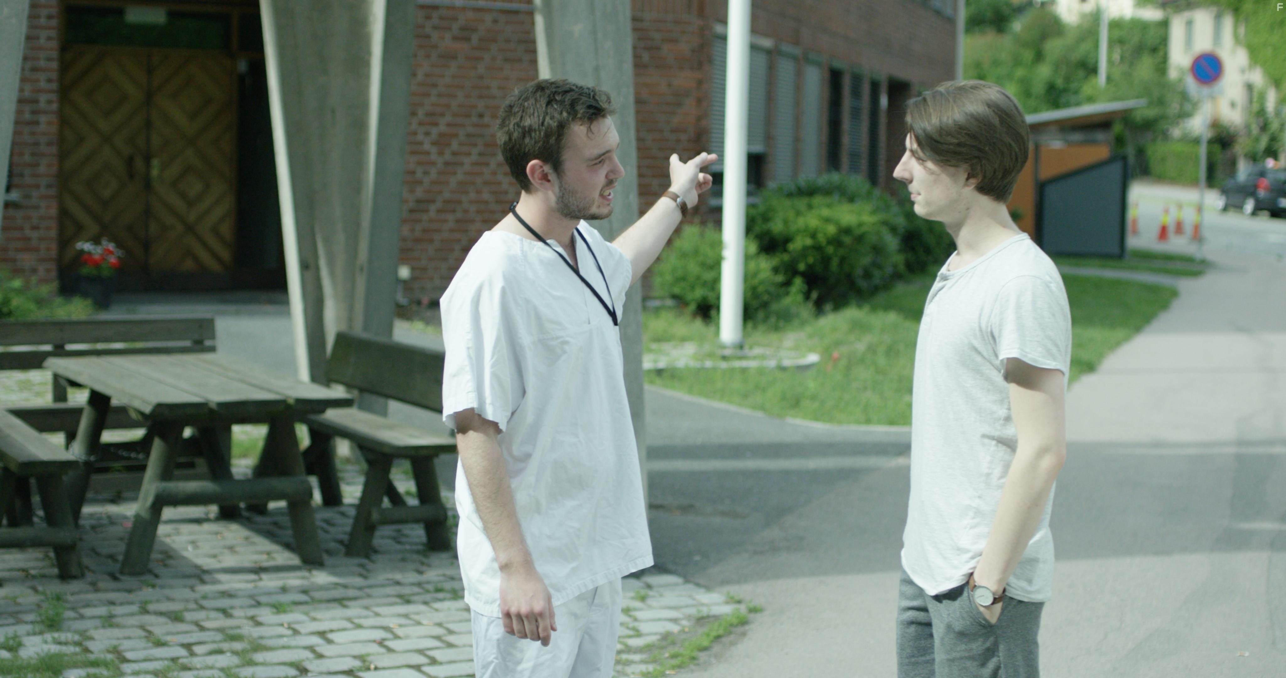 Petter Mjen Westlund and Marius Pinns in Intruders (2017)