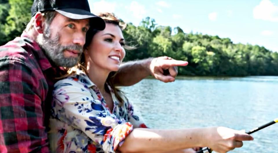 John Travolta and Shania Twain in Trading Paint (2019)