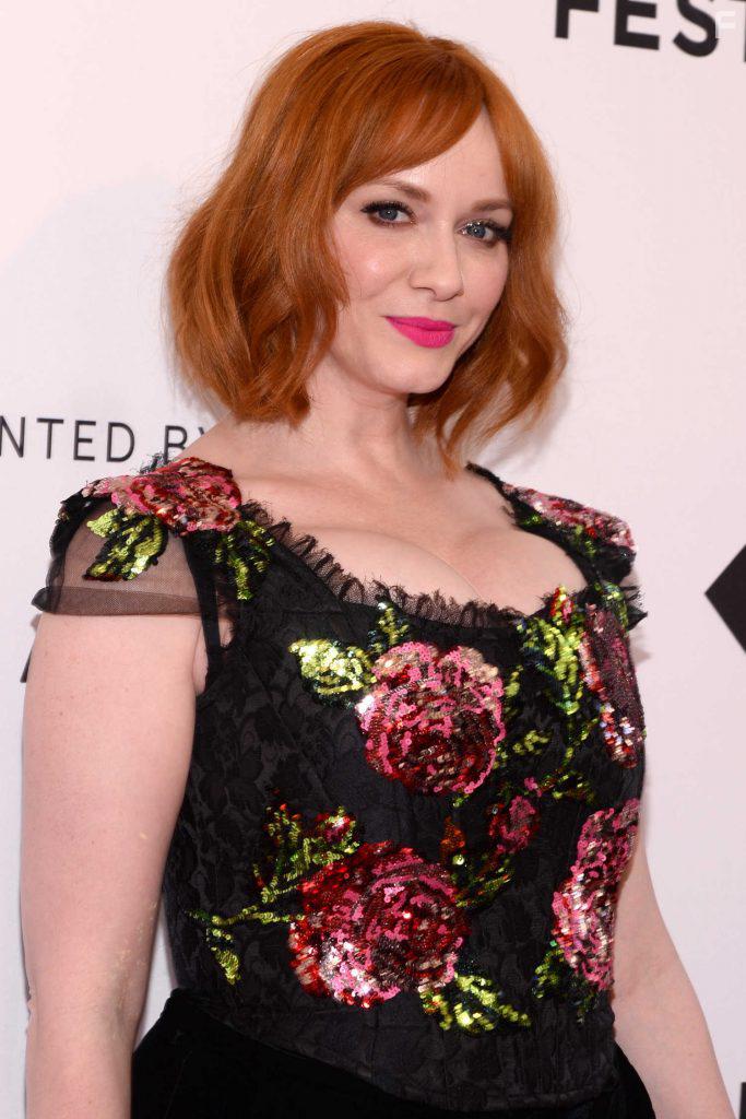 Christina Hendricks at an event for Egg (2018)