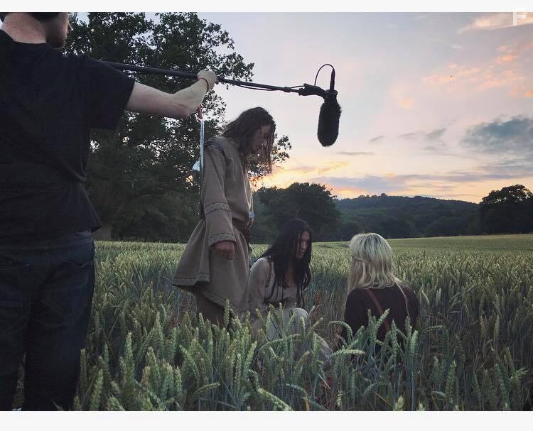 Darcie Lincoln, Victor Toth, and Georgia Wood in The Viking War (2019)