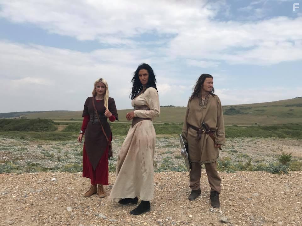 Darcie Lincoln, Victor Toth, and Georgia Wood in The Viking War (2019)