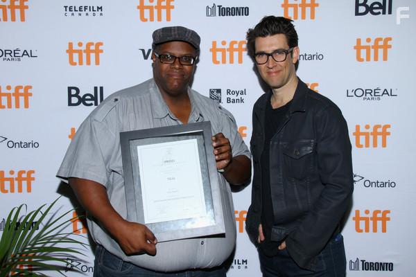 Guy Nattiv and Daryle Lamont Jenkins at an event for Skin (2018)