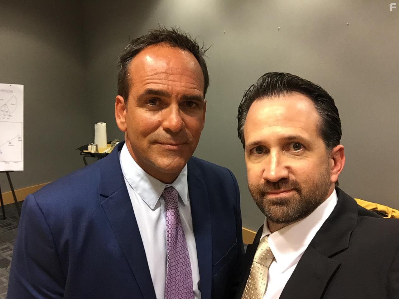 Michael Randall with Robert Rusler