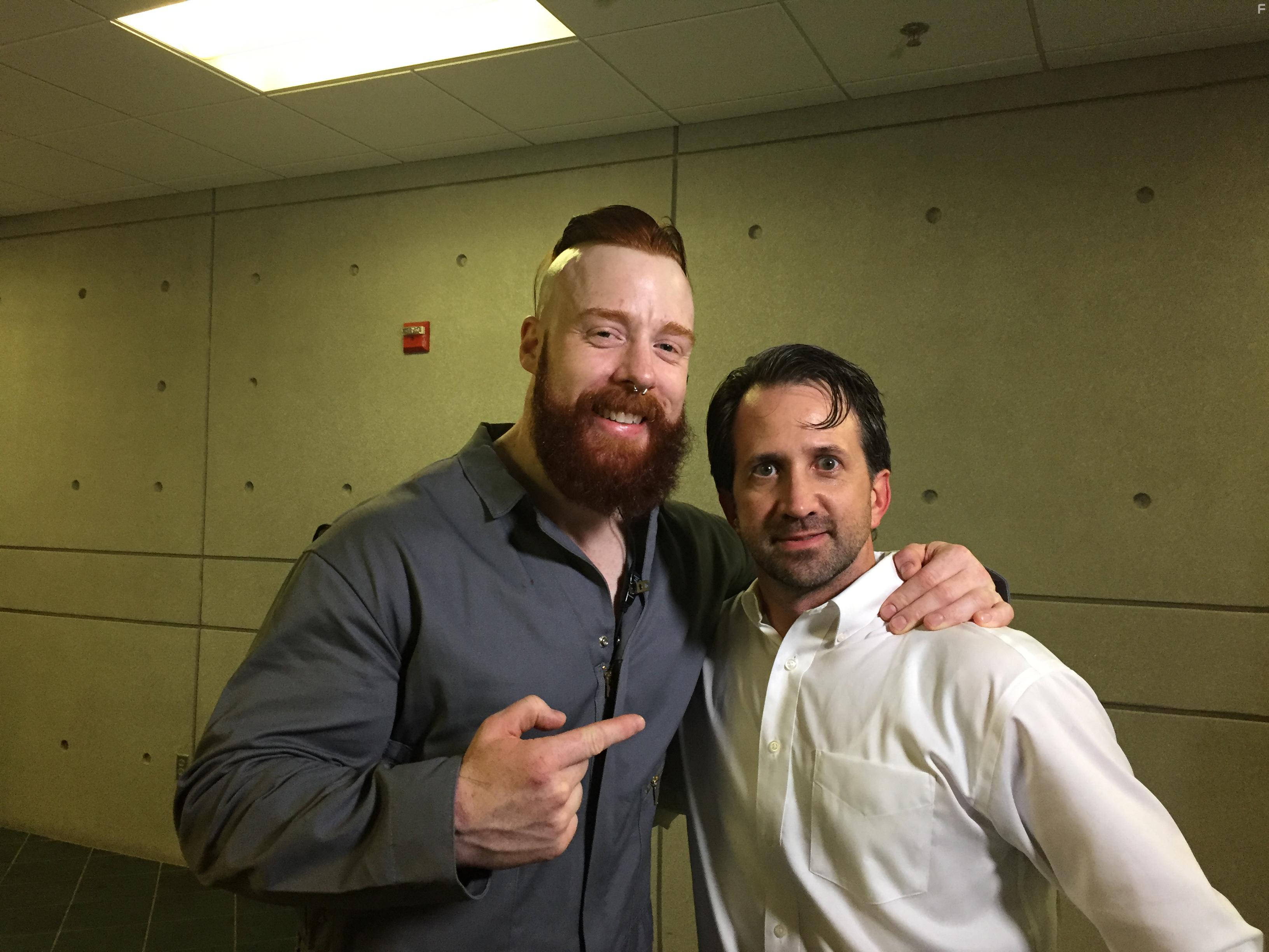Michael Randall and WWE Superstar Sheamus (Stephen Farrelly)