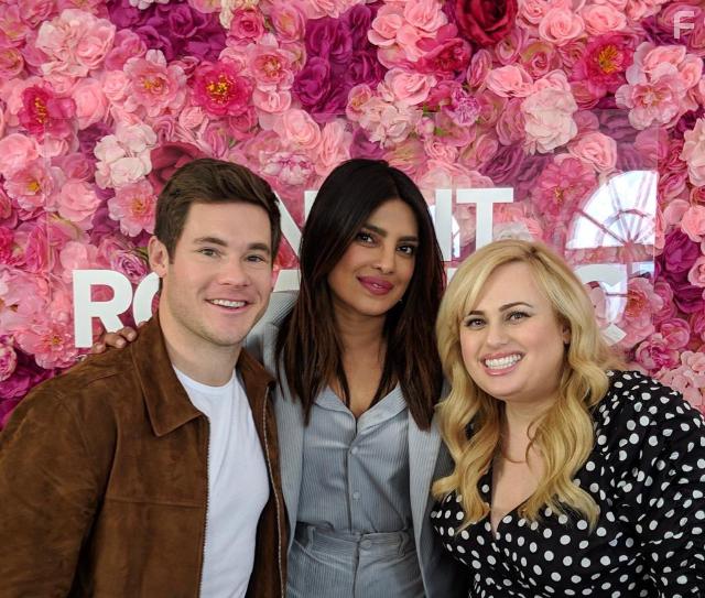 Priyanka Chopra, Rebel Wilson, and Adam Devine in Isn't It Romantic (2019)