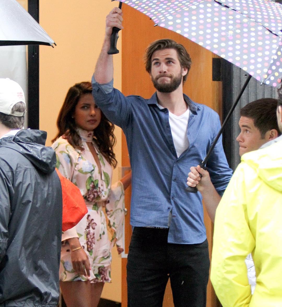 Priyanka Chopra, Adam Devine, and Liam Hemsworth in Isn't It Romantic (2019)