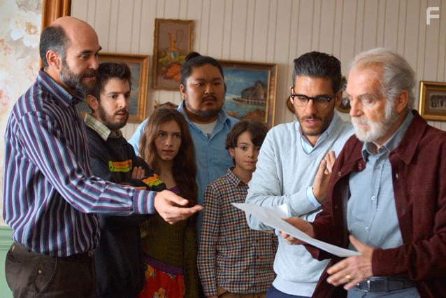 Fernando Lujn, Erick Elias, Toms Rojas, and Takato Yonemoto in Cuando los hijos regresan (2017)