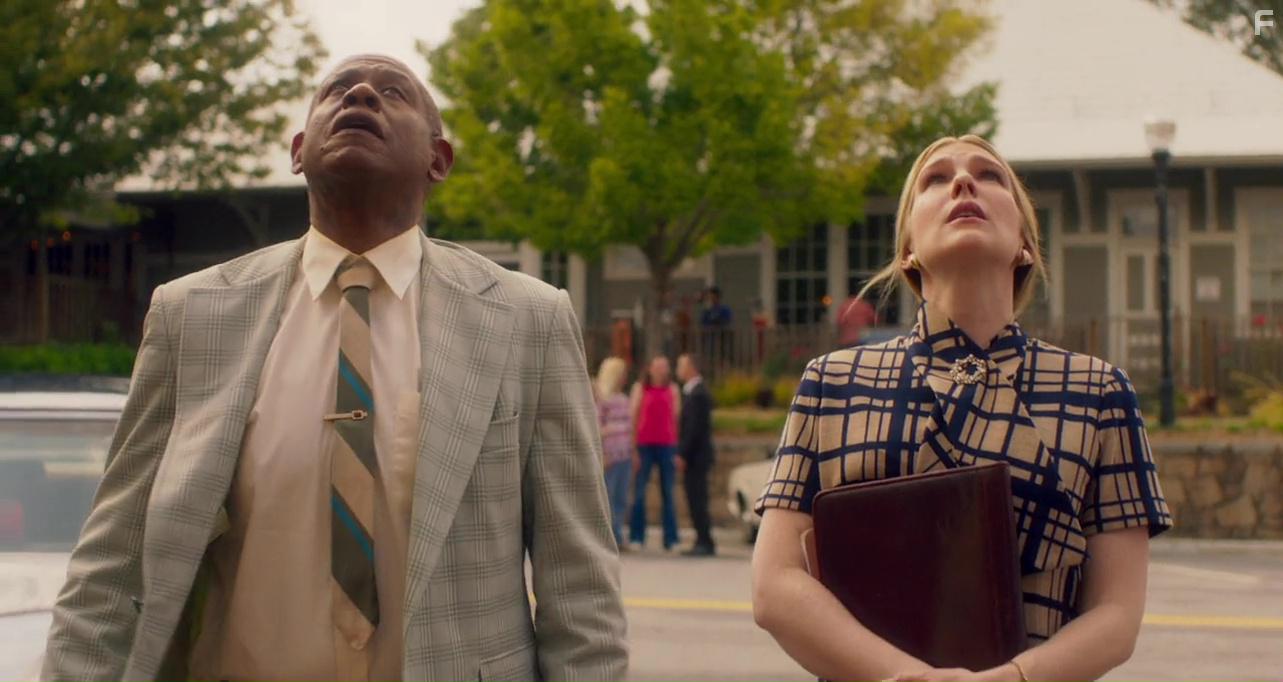 Forest Whitaker and Lily Rabe in Finding Steve McQueen (2018)