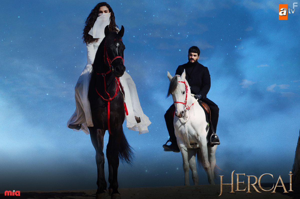 Akin Akinz and Ebru Sahin in Hercai (2019)