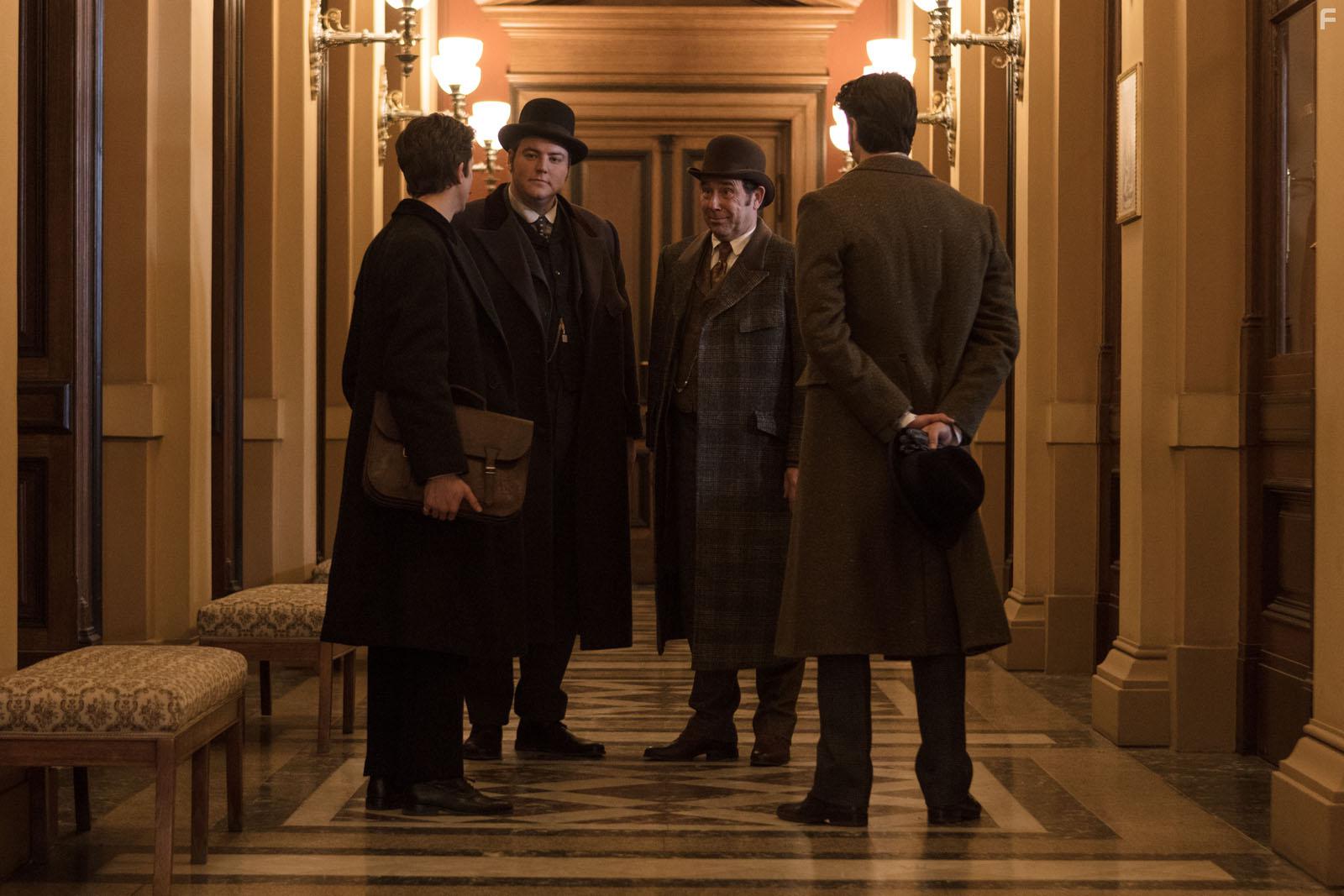 Igor Gotesman, Olivier Gourmet, Tom Leeb, and Thomas Solivrs in Edmond (2018)